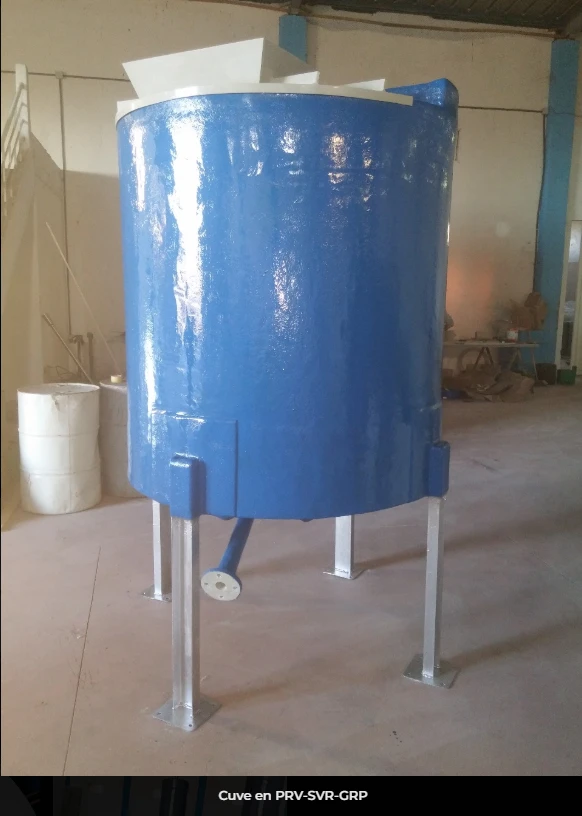 Cuve en PP fretté PRV-SVR-GRP-FRP