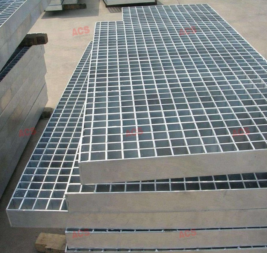 Plaques de caillebotis en acier galvanisé